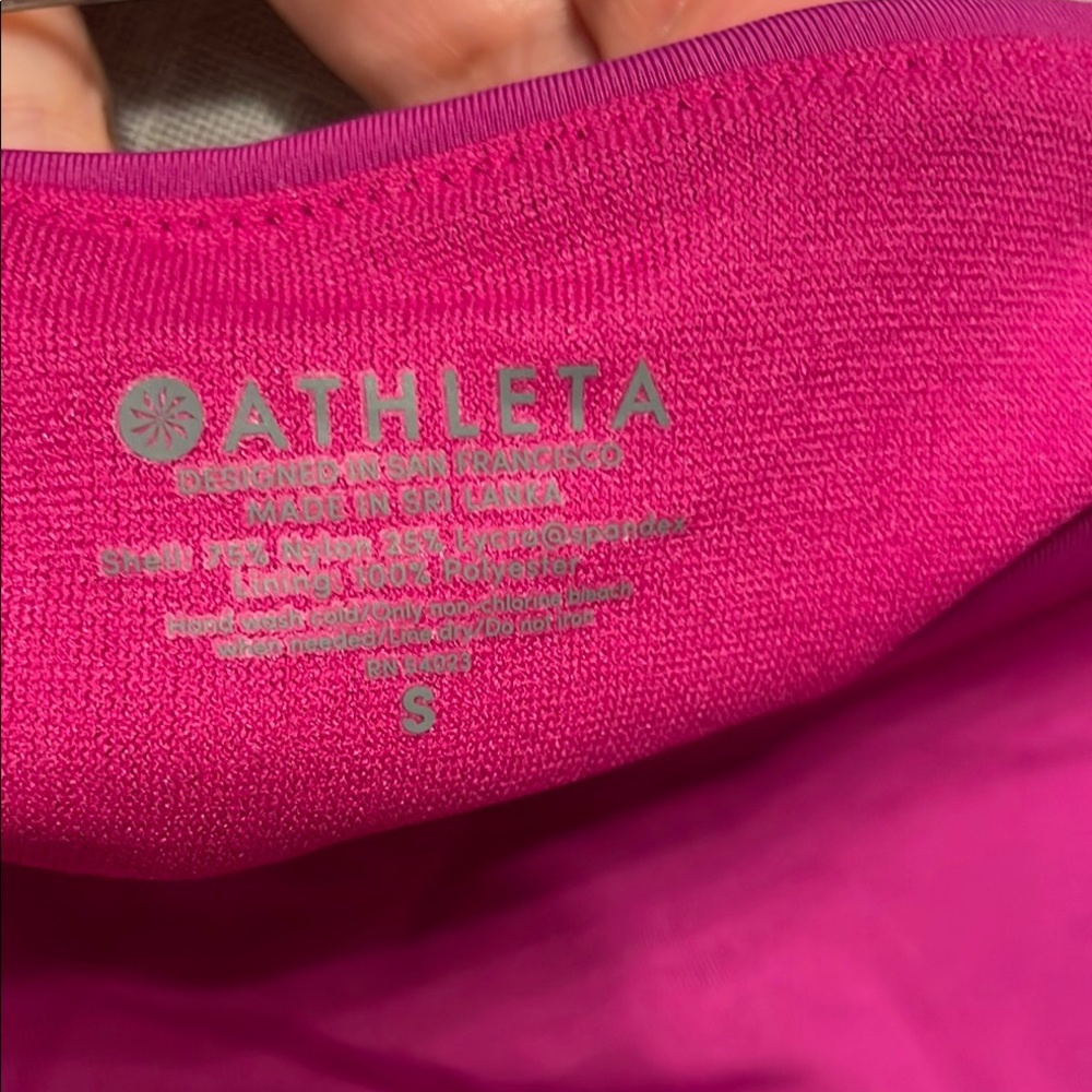 Athleta Pink Bikini Swim Bottoms Size S (#824) - Picture 8 of 8